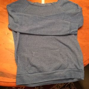 Alternative ballet neck sweatshirt